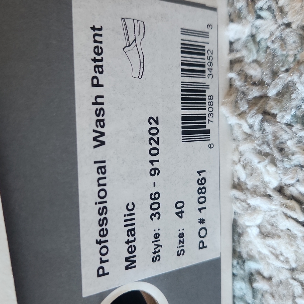 NWT!  Dansko Metallic clogs mules - Picture 4 of 10